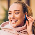 TESLA Sound EB10 - bezdrátová Bluetooth sluchátka (Metallic Blue)