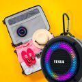TESLA Sound BS60 - bezdrátový Bluetooth reproduktor voděodolný (šedá barva)