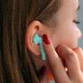 TESLA Sound EB10 - bezdrátová Bluetooth sluchátka (Ice Blue)