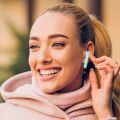 TESLA Sound EB10 - bezdrátová Bluetooth sluchátka (Ice Blue)