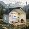 TESLA GSM‒01 - sada zesilovač/opakovač GSM signálu (900 MHz)