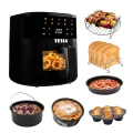 TESLA AirCook Q45 Pro - multifunkční digitální horkovzdušná fritéza