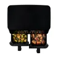 TESLA AirCook DualZone Q787 XXL Deluxe - multifunkční duální digitální horkovzdušná fritéza