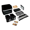TESLA AirCook DualZone Q787 XXL Deluxe - multifunkční duální digitální horkovzdušná fritéza