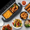 TESLA AirCook DualHeat QD575 XXL - multifunkční duální digitální horkovzdušná fritéza