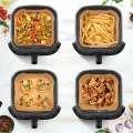 TESLA AirCook DualHeat QD73 XXL - multifunkční digitální horkovzdušná fritéza