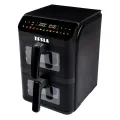 TESLA AirCook DualZone Q670 XXL - multifunkční duální digitální horkovzdušná fritéza