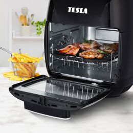 TESLA AirCook & Grill QG600 - multifunkční digitální horkovzdušná fritéza