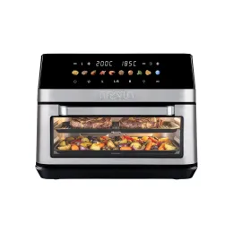 TESLA AirCook DualZone Q787 XXL Deluxe - multifunkční duální digitální horkovzdušná fritéza