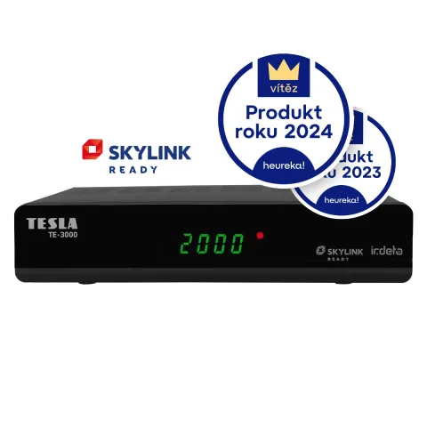 TESLA TE‒3000 - satelitní přijímač Irdeto Skylink READY